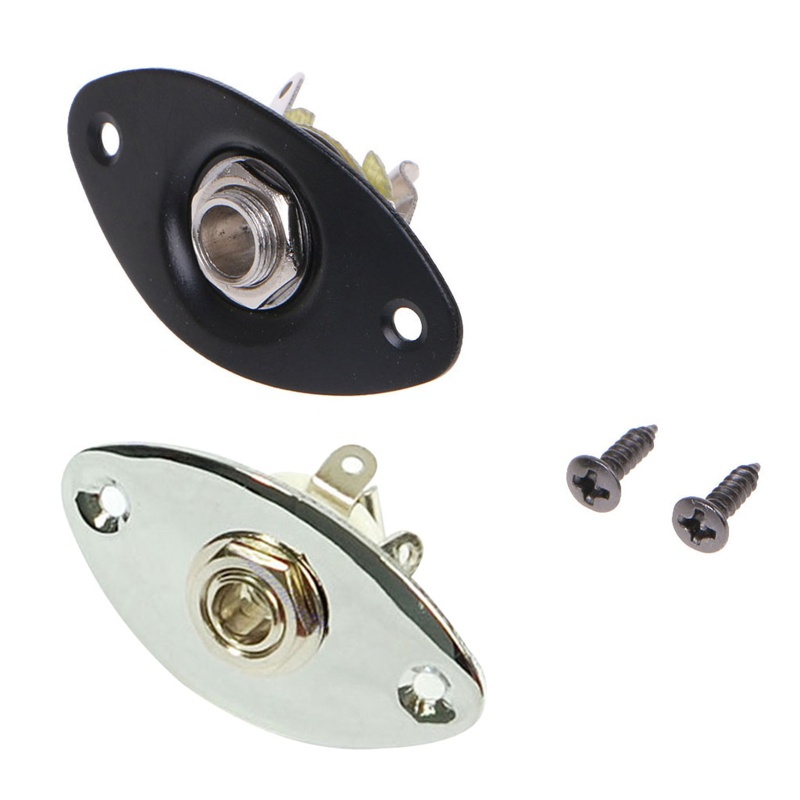 Đĩa Jack Cắm Hình Oval Mắt Mèo Cho Đàn Guitar Điện