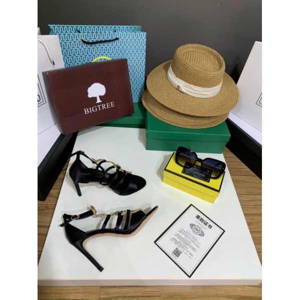 pl(ẢNH THẬT) Sandal Rắn Lụa Satin Mềm Êm Fullbox Cao Cấp