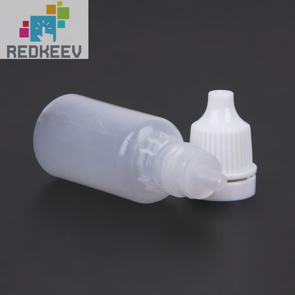 (Hàng Mới Về) Set 50 Lọ Rỗng Đựng Dung Dịch Nhỏ Mắt Dung Tích 5 / 10 / 15ml Tiện Dụng