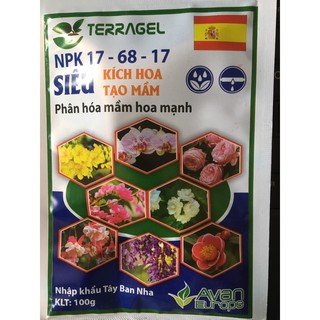 Siêu tạo hoa tạo mầm 17-68-17 gói 100gr