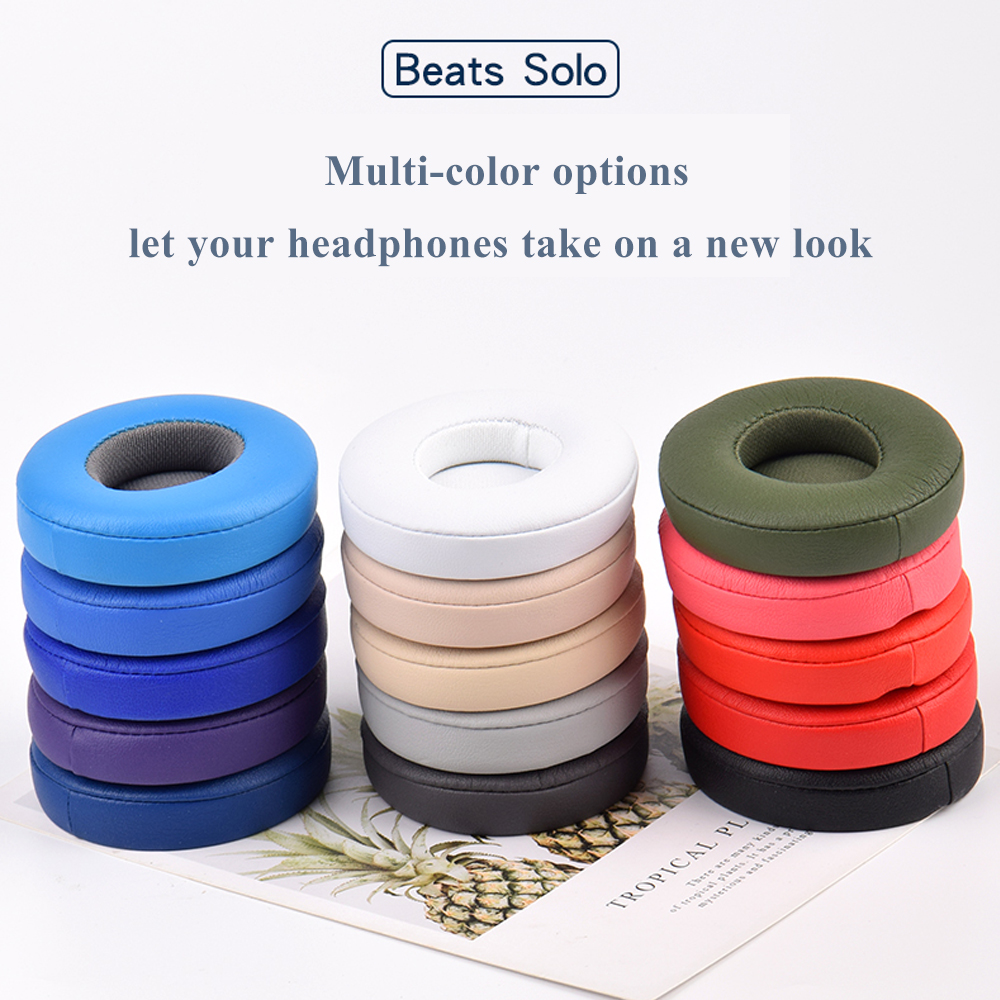 Replacement Ear Cushion Earpads For Beats Solo2/Solo3 Wireless Headphone Many Colors