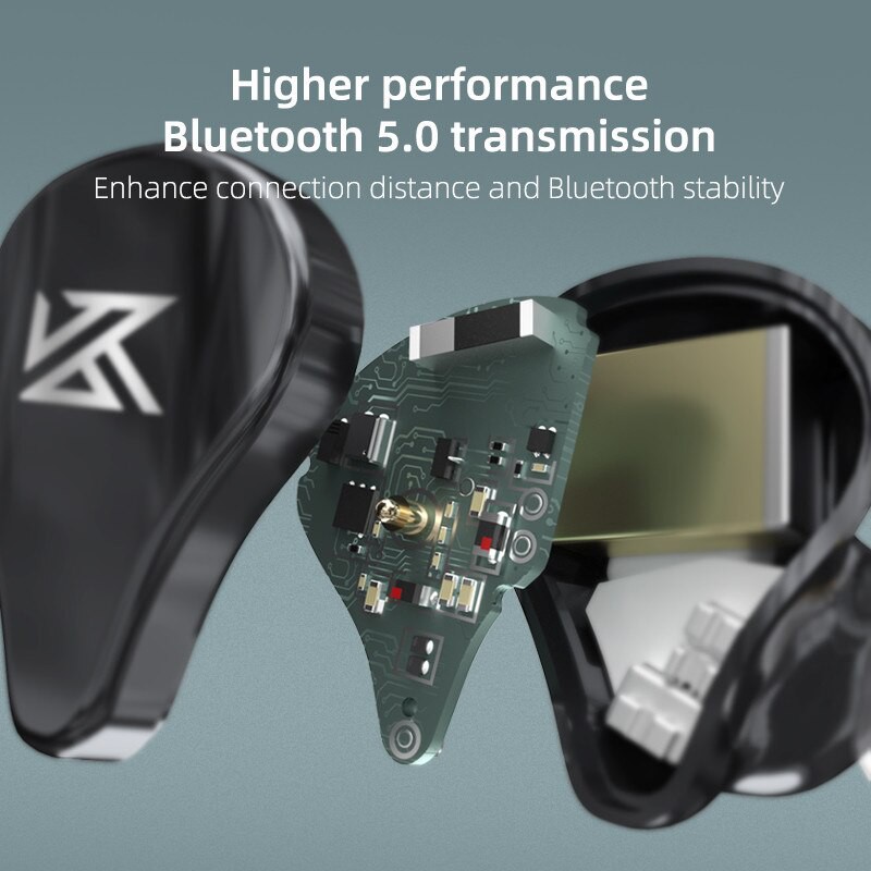 Tai nghe Bluetooth 5.0 KZ SA08 tai nghe game nhét tai điều khiển cảm ứng 8BA