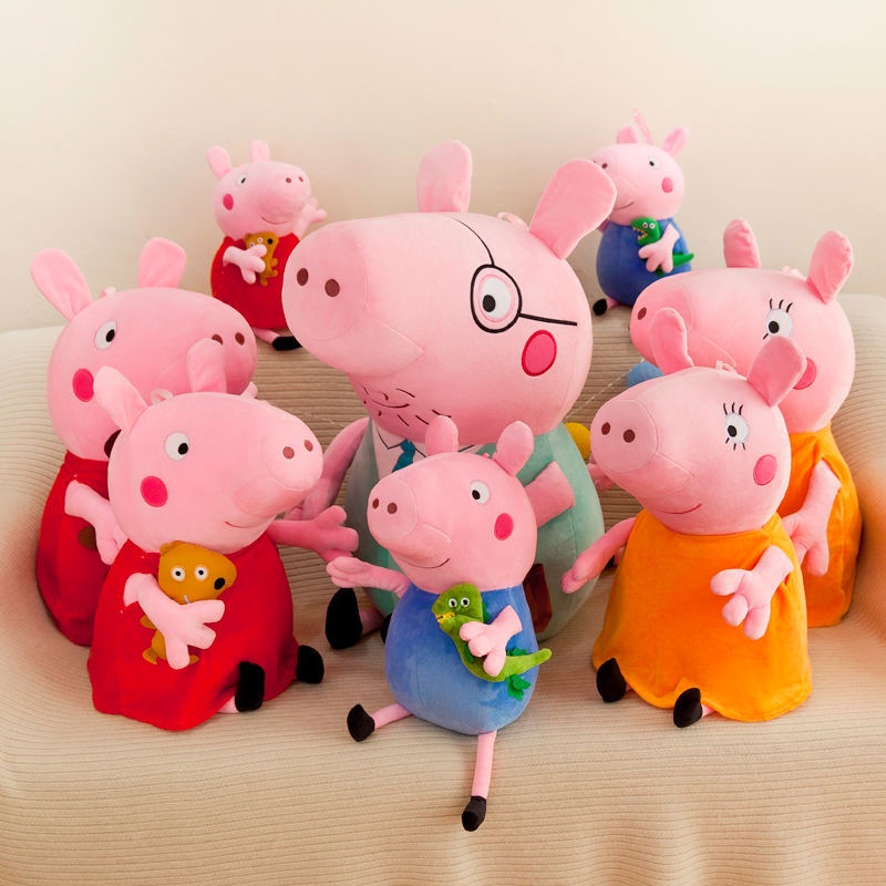 Thú Nhồi Bông Hình Heo Peppa 20cm Dễ Thương Cho Bé