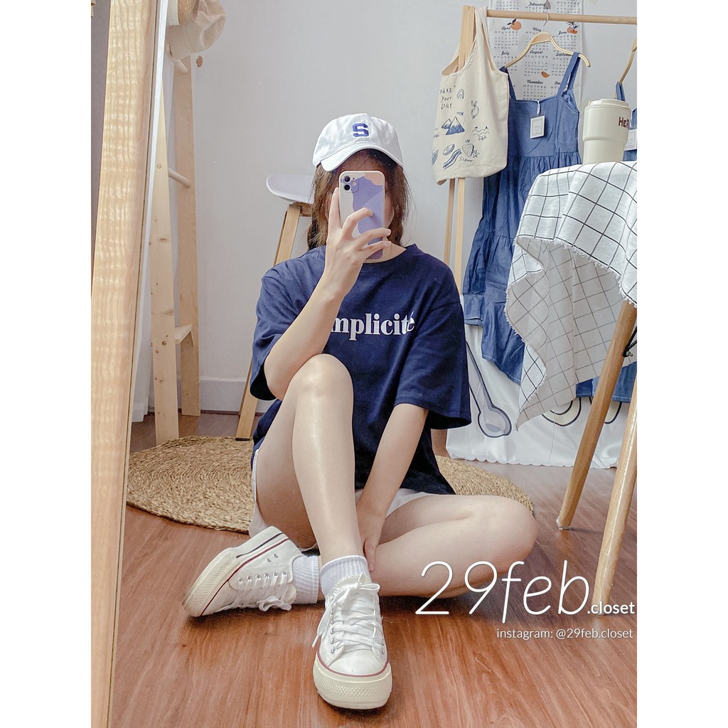 Áo phông Simplicité, Áo thun tay lỡ nam nữ UNISEX áo from rộng(Ảnh thật) | BigBuy360 - bigbuy360.vn