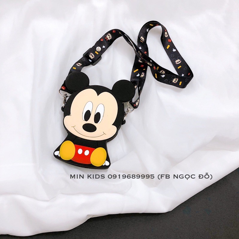 Túi mickey minnie silicon siêu mềm cho bé