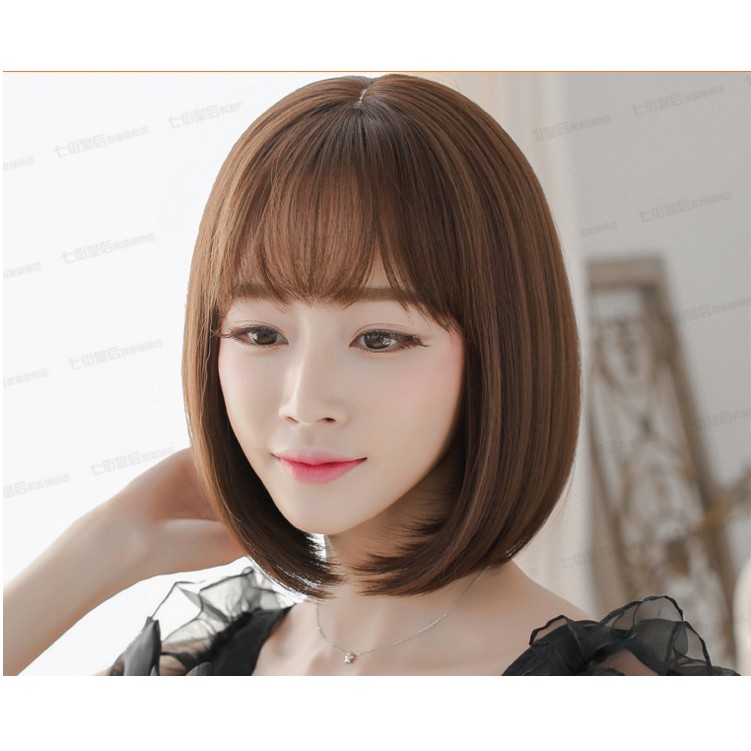 [TẶNG LƯỚI] tóc giả nữ Hàn Quốc cao cấp có da đầu - TG53