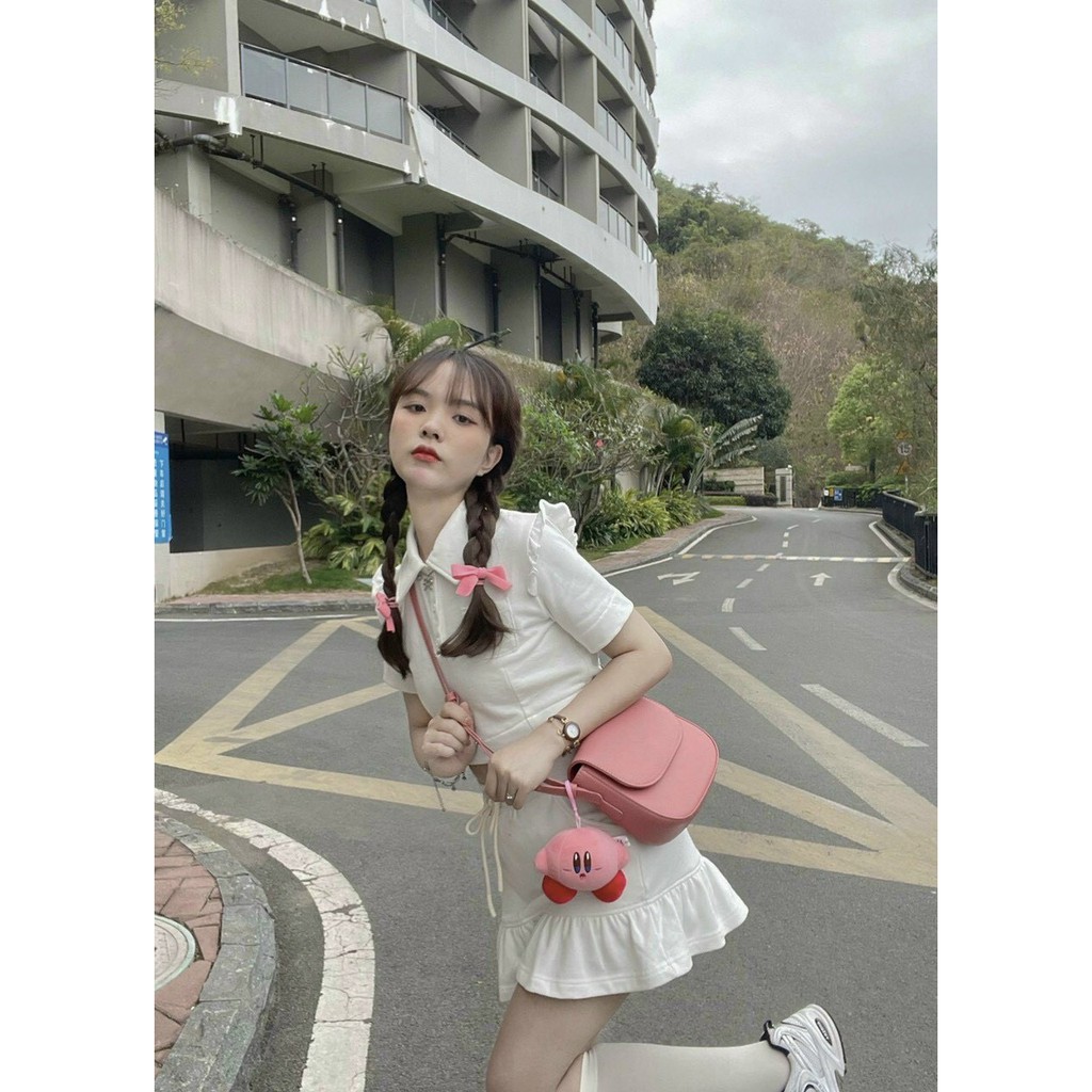 Váy polo nữ, set đồ nữ thêu túi năng động ,đơn giản đáng yêu phong cách trẻ trung hàng cao cấp Tấy Thi Shop | BigBuy360 - bigbuy360.vn