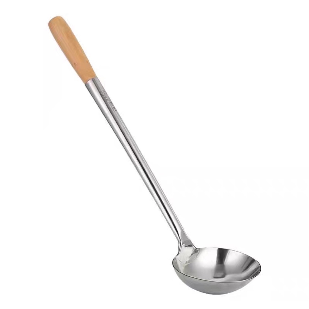 Vá xào inox cán gỗ