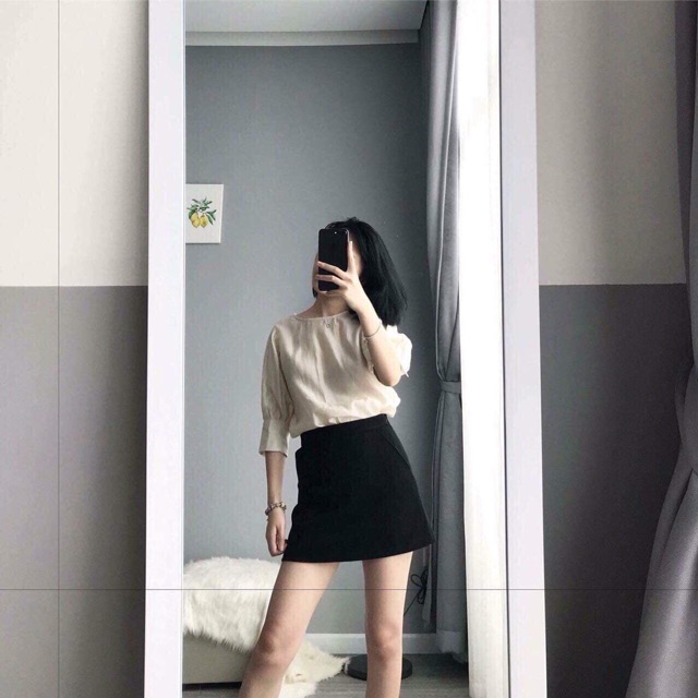 Quần giả váy mango