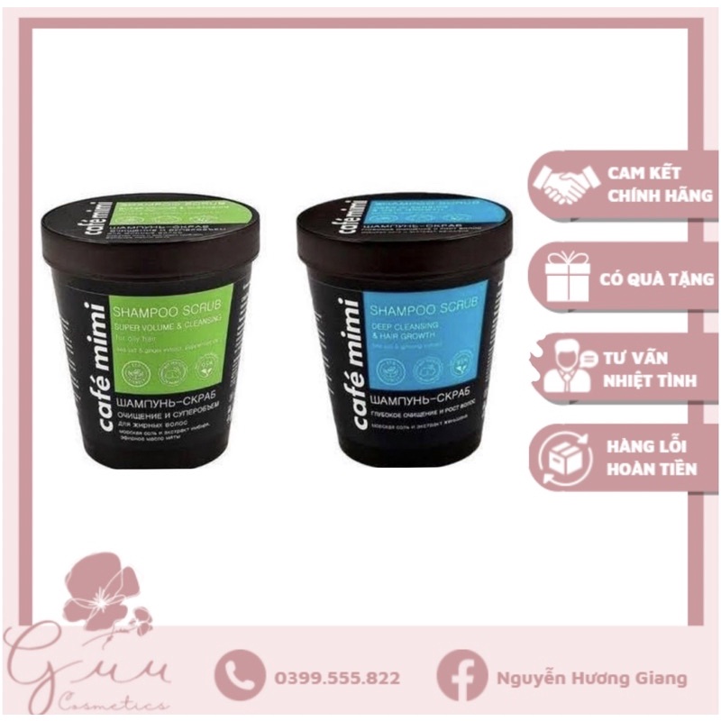 Tẩy da chết da đầu Cafe MiMi