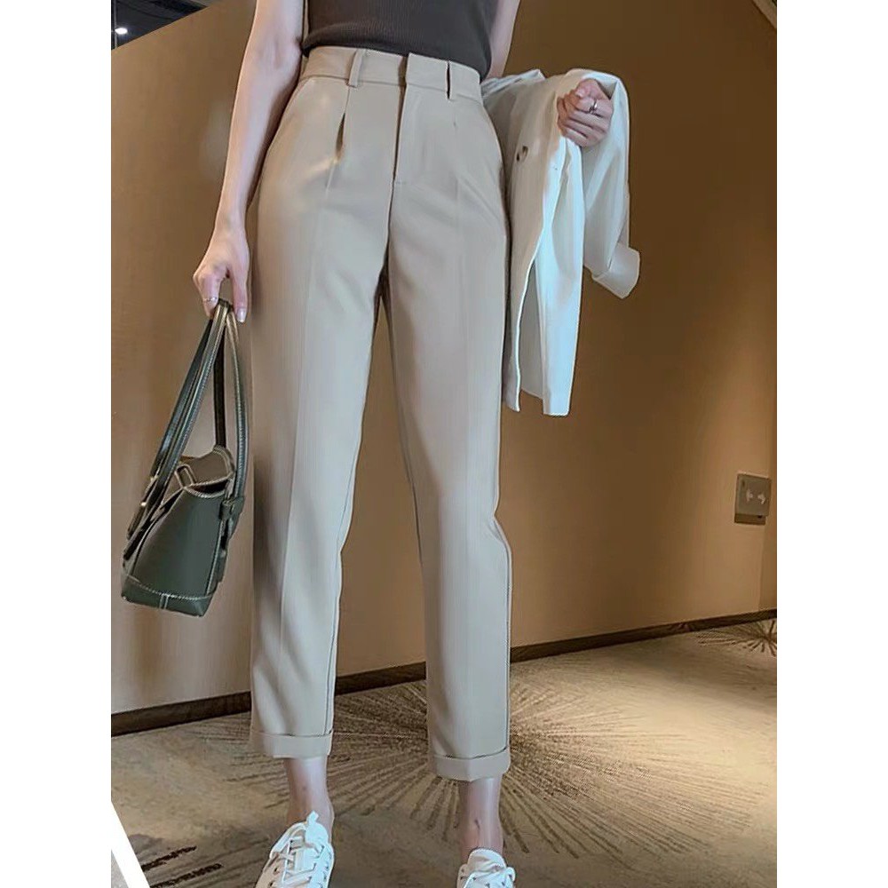 QUẦN BAGGY CÔNG SỞ GẤU GẬP CHẤT TUYẾT MƯA FROM DÁNG ĐẸP KHÔNG XÙ LÔNG THỜI TRANG BANAMO FASHION QUẦN BAGGY GẤU GẬP 8327