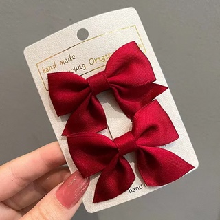 【Đầy đủ 30K trừ đi 3K】Set 2 Kẹp Tóc Lưới Hình Nơ Dễ Thương