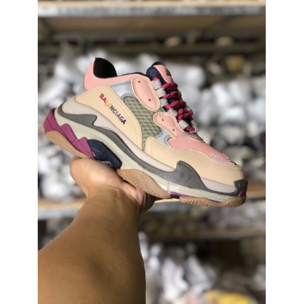 H Giày Balenciaga Triple S Hồng Tím Xịn Nhất 2020 . A12 : ₛ 1212 | . . :