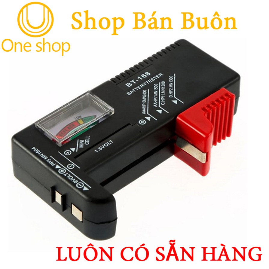 Đồng Hồ Đo Dung Lượng Pin 1.5-9VDC Hiển Thị Cơ BT168