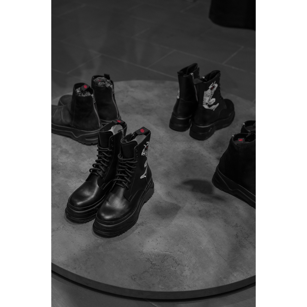 Giày cổ cao thiết kế ZUNE.ZX (Nishikigoi Combat Boots)