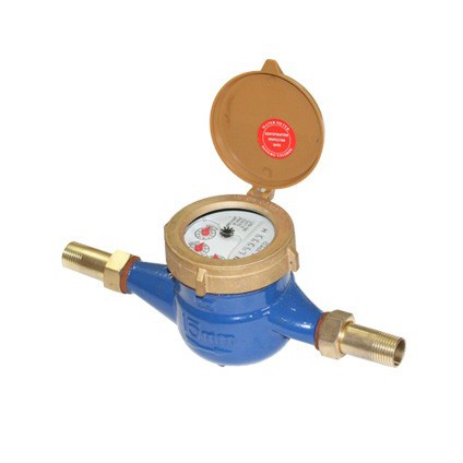 Đồng hồ đo lưu lượng nước Trung Đức ( Phi 21 ) làm bằng kim loại chống ăn mòn - LICLAC