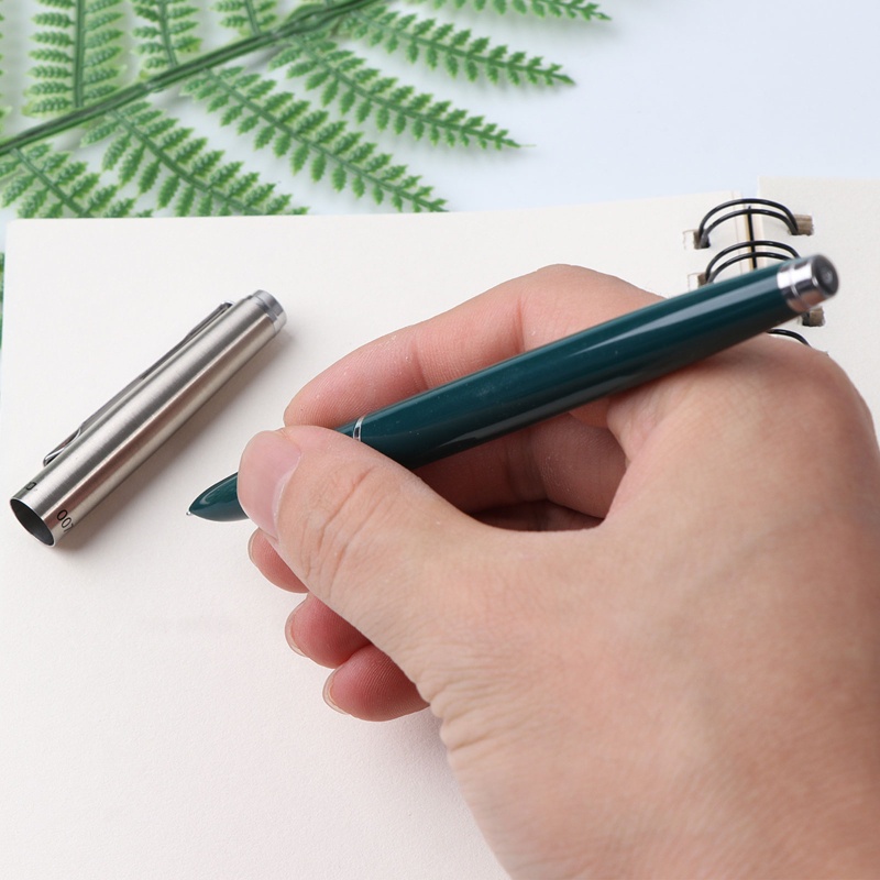 Bút Máy Nắp Inox Màu Đen Hero 329 Chất Lượng