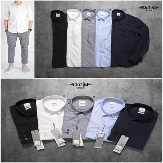 SM11520 - ROUTINE Sơmi ẩn nút 5 màu chất MODAL cao cấp SlimFit vải siêu nhẹ , siêu mềm mịn bảo đám sờ zô thích ngay !