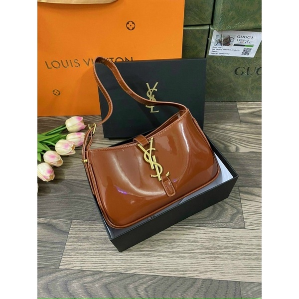 YSL ĐEO VAI DA BÓNG SZ 22x24