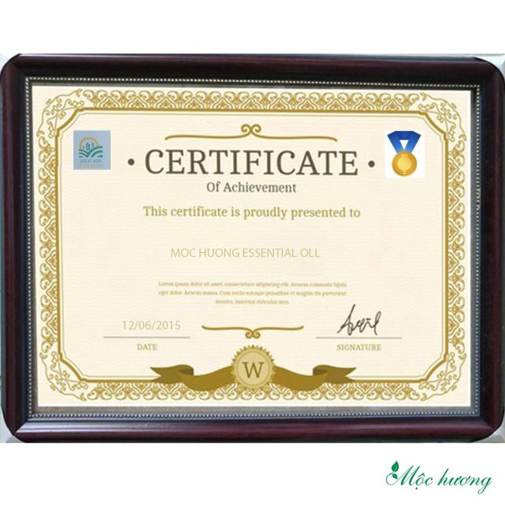 Tinh dầu 100ml Mộc hương nguyên chất có kiểm định (chọn mùi)