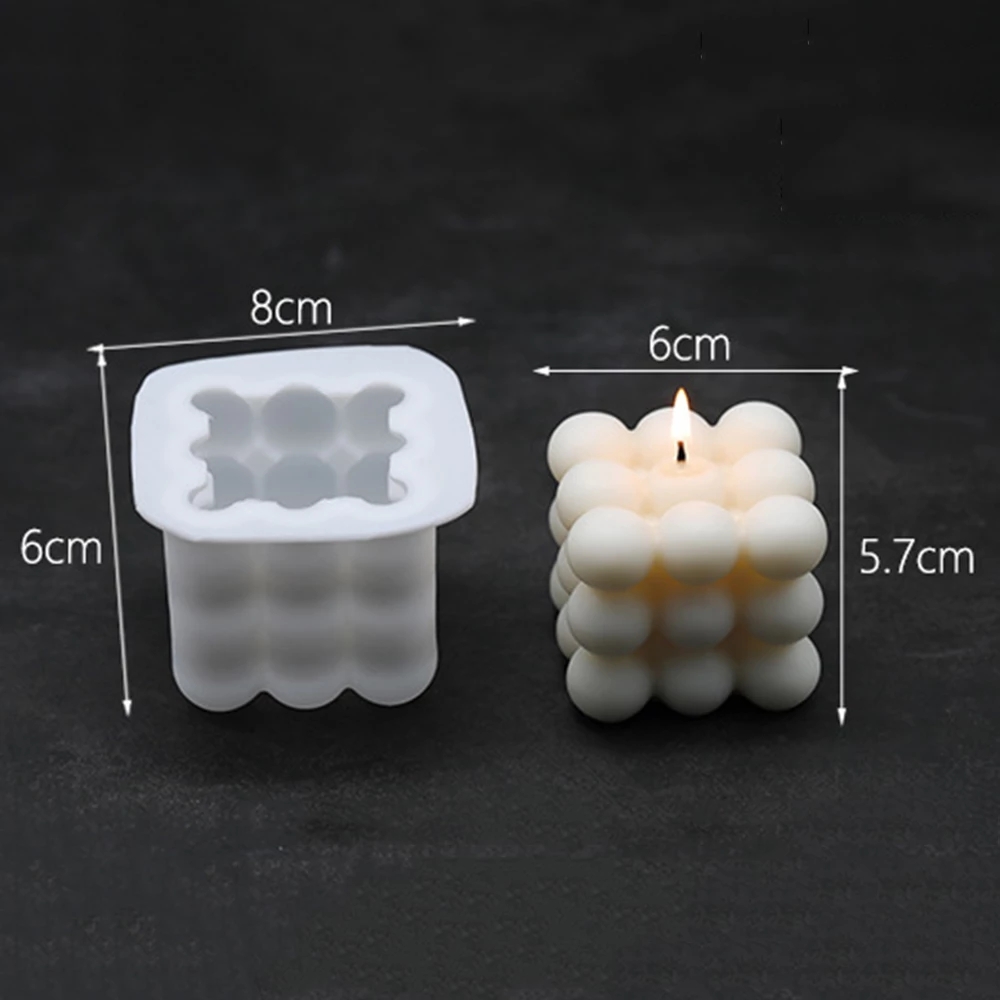 Khuôn Silicon Làm Bánh / Nến 3d Tiện Lợi