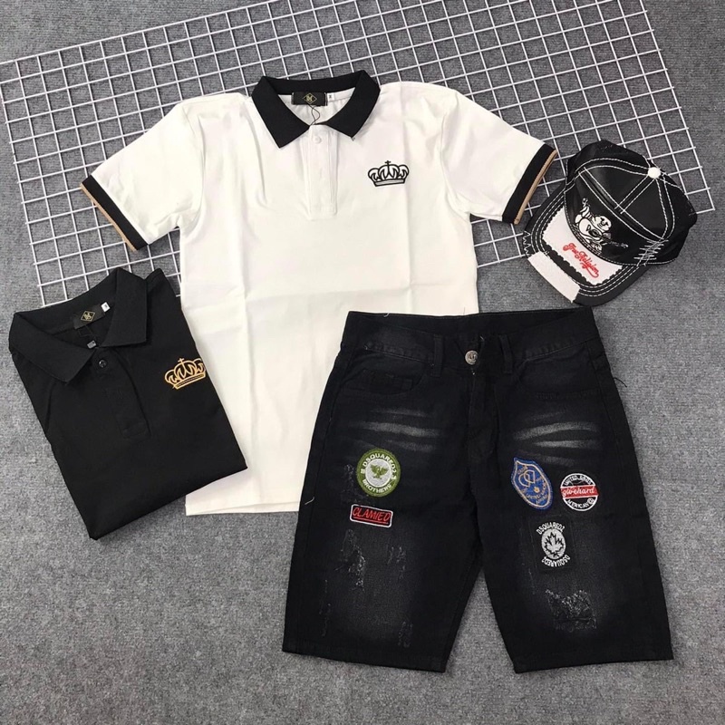 Quần Short Jean Nam Rách chất liệu cao cấp