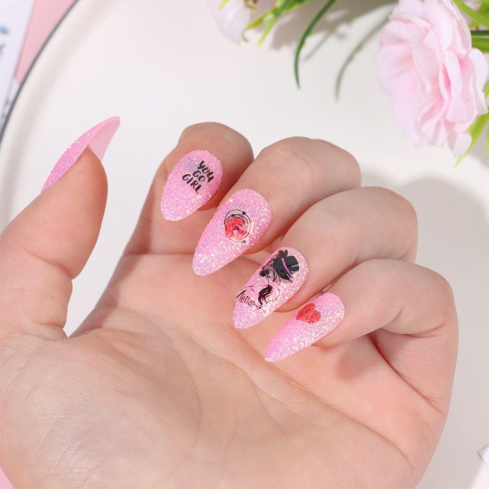 XIANTIN Miếng Dán Trang Trí Móng Tay Chống Thấm Nước