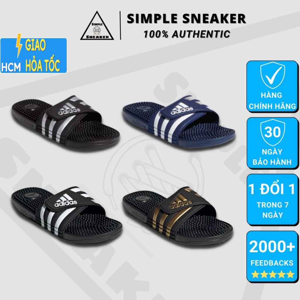 Dép Adidas Massage Chống Nước💙CHÍNH HÃNG💙Adidas Adissage Slides - Dép Quai Ngang Massage Chân Thư Giãn - Simple Sneaker