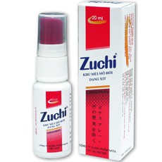 Xịt khử mùi mồ hôi Zuchi thảo dược 20ml/chai