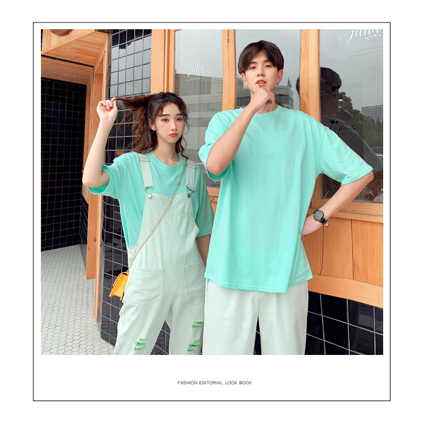 áo thun trơn bigsize UNISEX form rộng