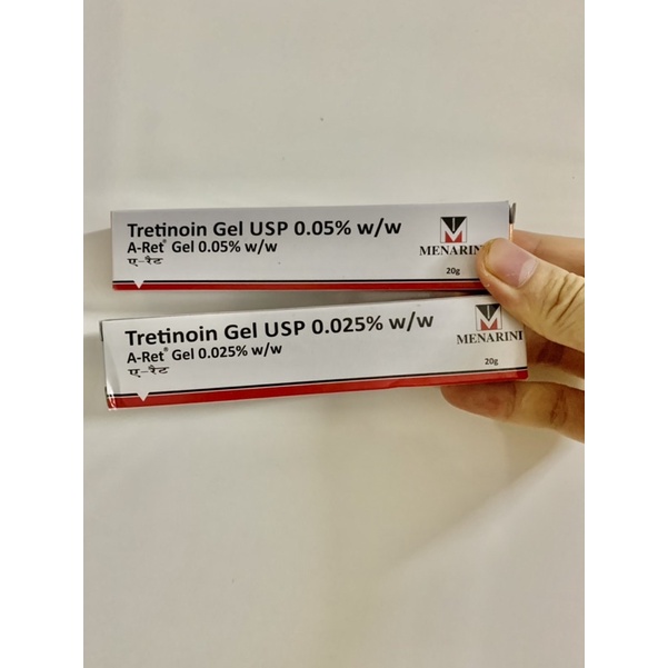 ✅GEL GIẢM MỤN CHỐNG LÃO HOÁ TRETINOIN GEL USP ARET 0.025 &amp; 0.05