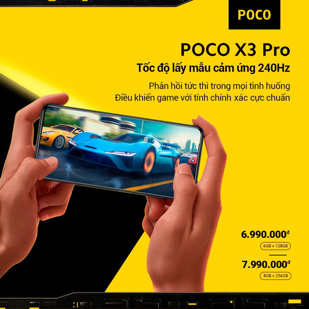 [Mã ELMALL500K giảm 8% đơn 500K] Điện thoại Xiaomi POCO X3 PRO - 6GB/128GB | WebRaoVat - webraovat.net.vn