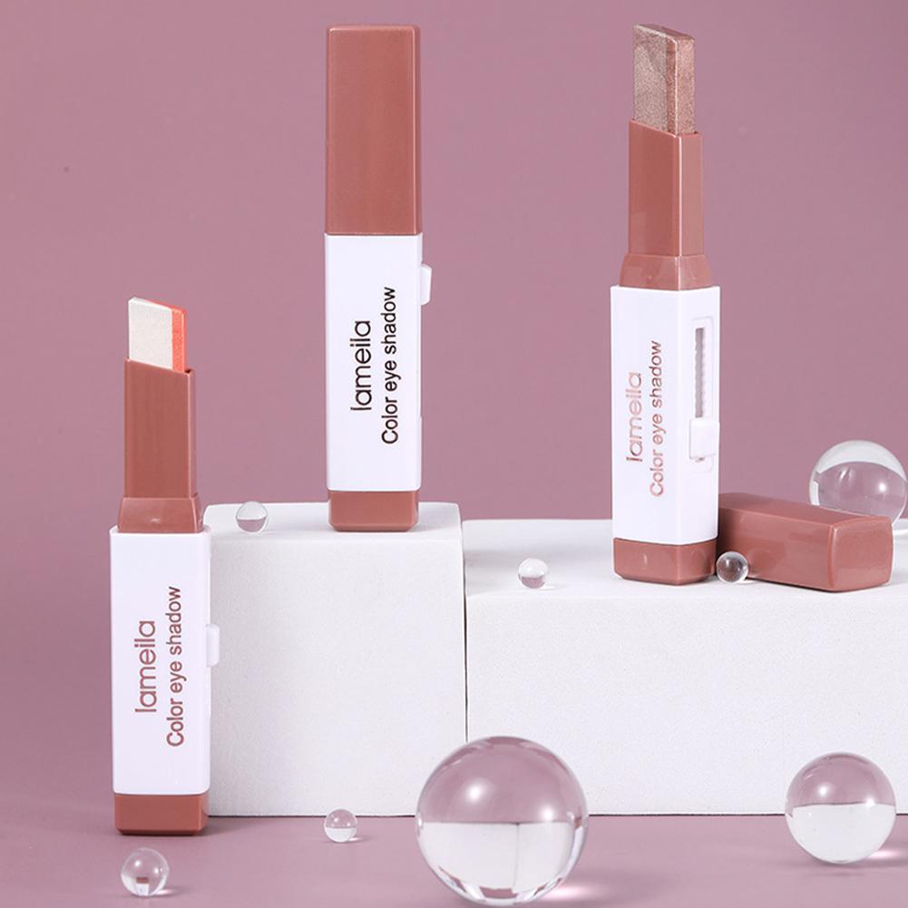 [Hàng mới về] Phấn mắt dạng thỏi Lameila Y2N8 2 màu gradient long lanh