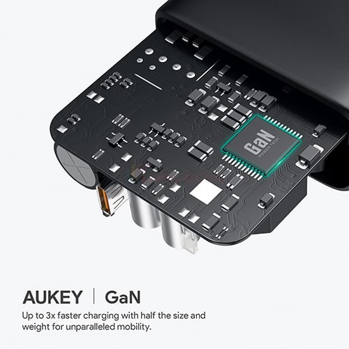 Cốc sạc Aukey 1Type-C 60W PA-D4 - Hàng chính hãng