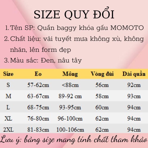Quần Baggy Nữ Lưng Thun Cạp Cao Khóa Gấu Công Sở Trẻ Trung Thanh Lịch Đen/nâu Tây