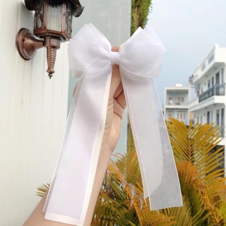 Nơ kẹp tóc phối ren