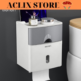 Hộp đựng giấy vệ sinh, Hộp đựng khăn giấy đa năng OENON cao cấp nhiều màu