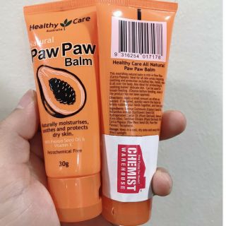Tem Chemist] Kem đu đủ đa năng Healthy Care All Natural Paw Paw Balm /100g