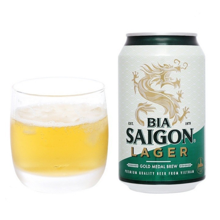 Thùng bia Sài Gòn Lager 24 lon x 330ml