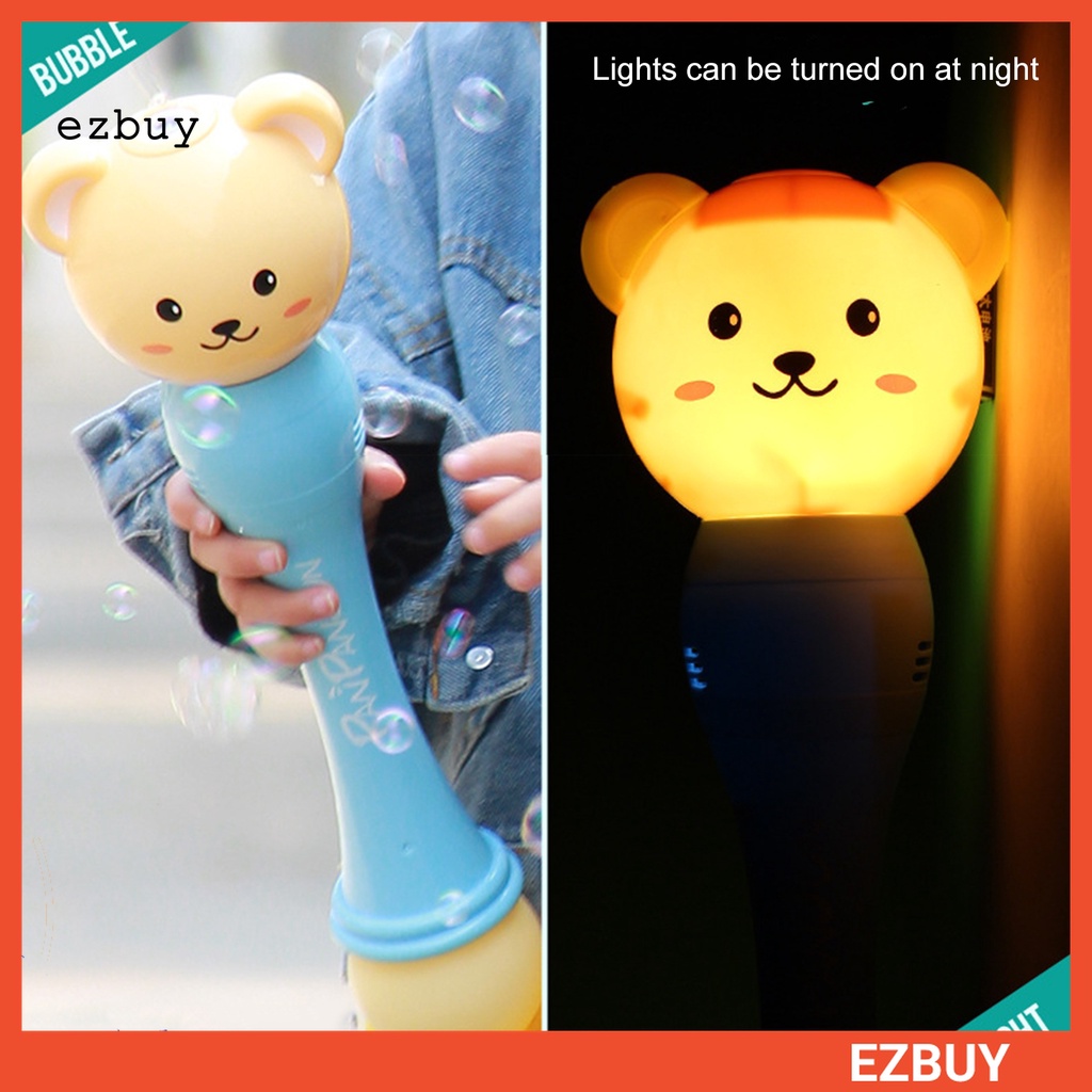Eb ezbuy Đồ Chơi Thổi Bong Bóng Hình Động Vật Bằng Nhựa Dễ Thương Có Đèn LED Nhiều Màu Cho Hoạt Động Ngoài Trời