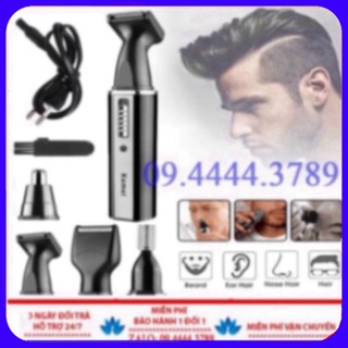Máy cạo râu đa năng kemei km-6630 4 trong chức năng tỉa lông mũi , tỉa lông mày , cắt tóc. dao cạo râu, cắt tóc