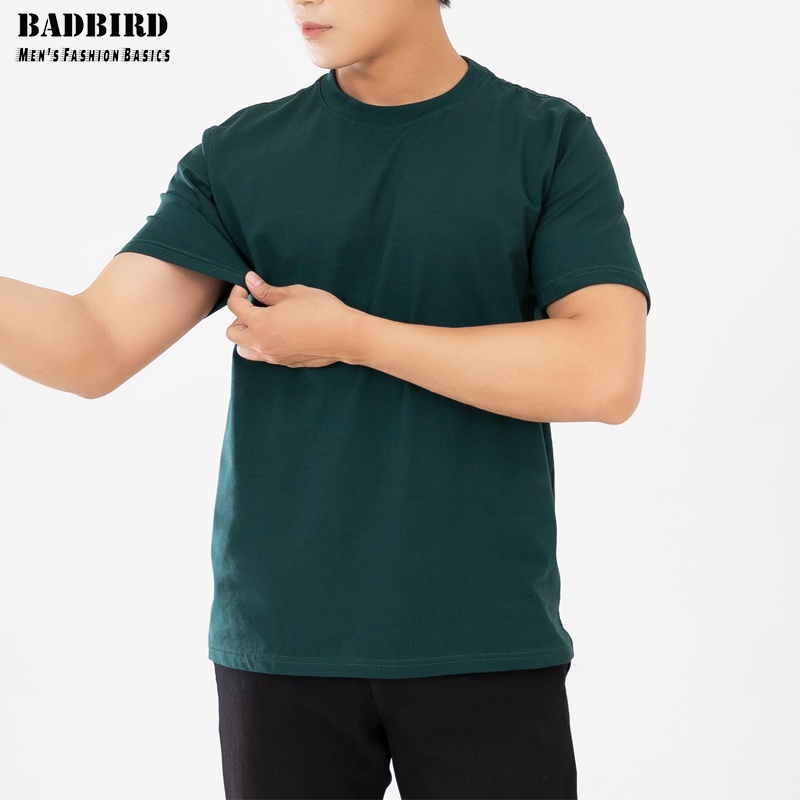 Set 3 Chiếc áo thun nam cotton spandex cổ tròn, co giãn bốn chiều, khô thoáng, regular fit, Thương hiệu Việt BADBIRD