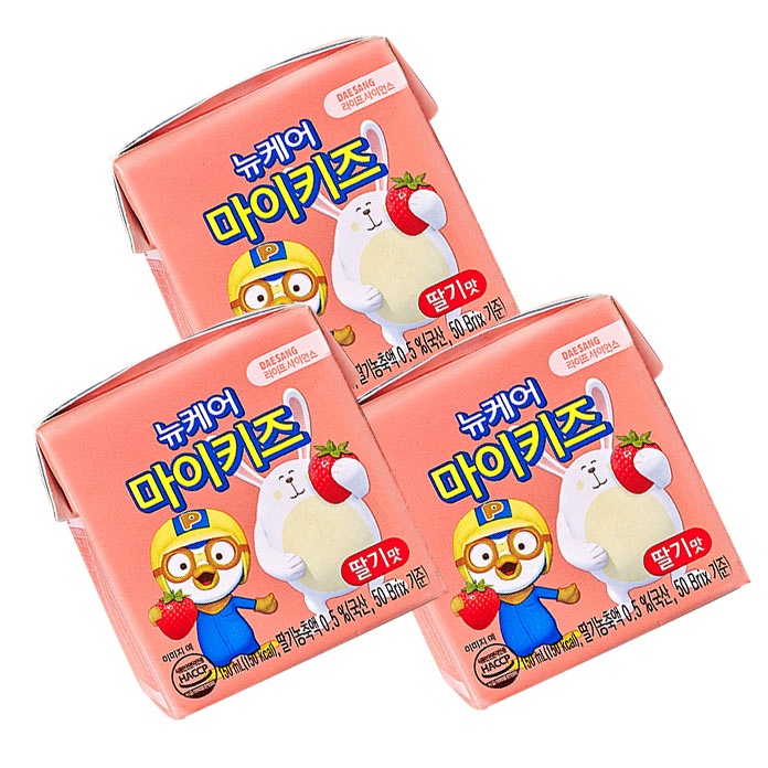 Thức uống dinh dưỡng vị dâu Nucare Mykids Strawberry (1 thùng - CD85)