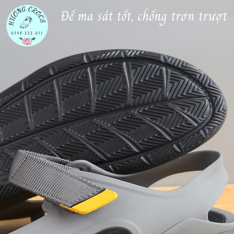 Sandal Exp màu nâu thời trang, đế ma sát chống trơn trượt cho nam