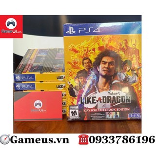 Đĩa game Ps4 : Yakuza Like a Dragon - Steelbook hệ US