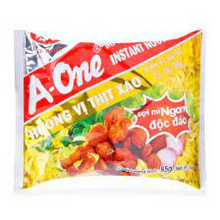 Thùng 30 gói mì a-one thịt xào 85g