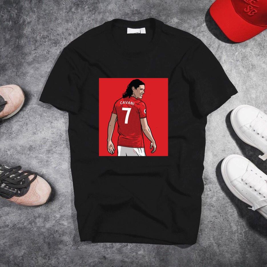 [Freeship] Áo Thun In Hình Edinson Cavani  Mã 05 - Áo In Hình Cầu Thủ Bóng Đá