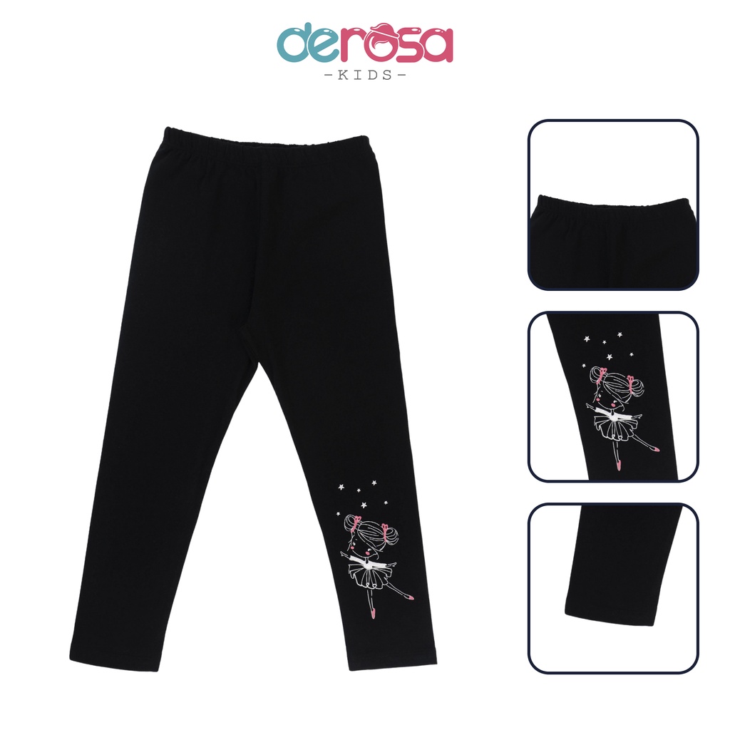 Quần Legging Bé Gái (2 - 6 tuổi) DEROSA KIDS AWKD273Q