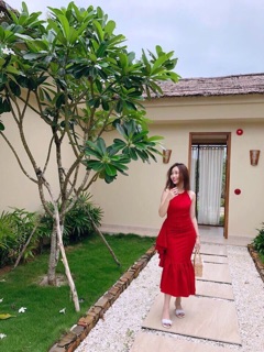 Đầm body thun đuôi cá cực sang