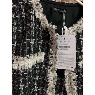 OLV pass set dạ Tweed